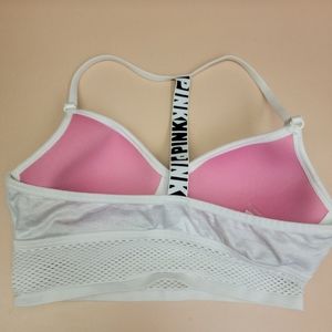 Pink sport bra